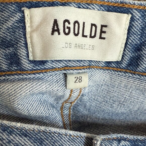 Agolde 90's Pinch Waist High Rise Straight In Navigate - Picture 3 of 8